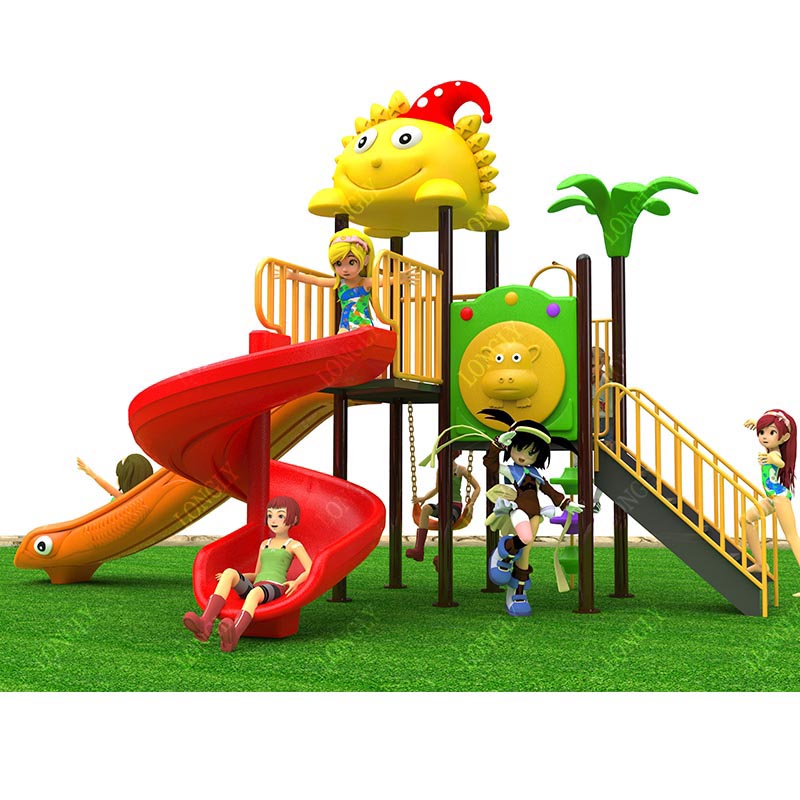 Kids Outdoor Education - Profesjonalna plastikowa zjeżdżalnia 450x270x280cm dla dzieci,