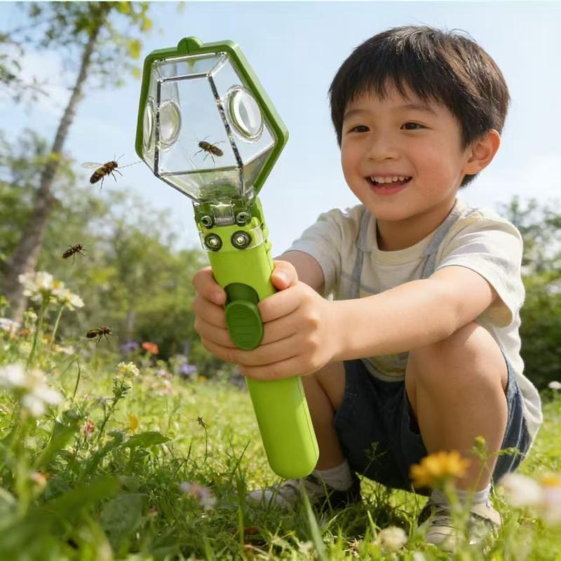 Kids Outdoor Education - Lupa powiększająca 2X, łapacz owadów, pojemnik