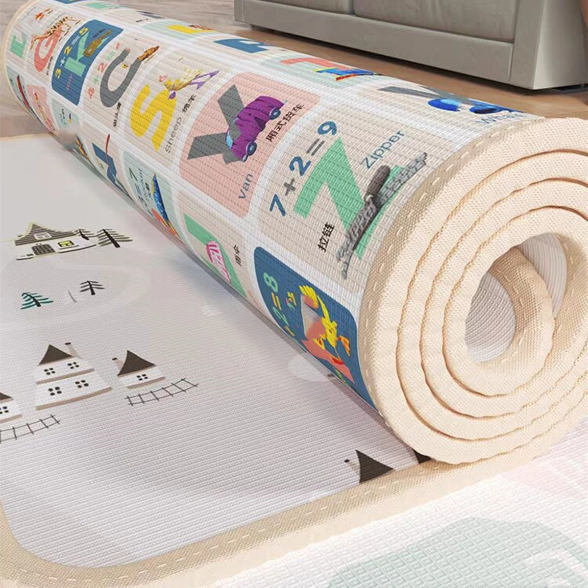 Kids Education Rug - Mata edukacyjna dla dzieci z motywami