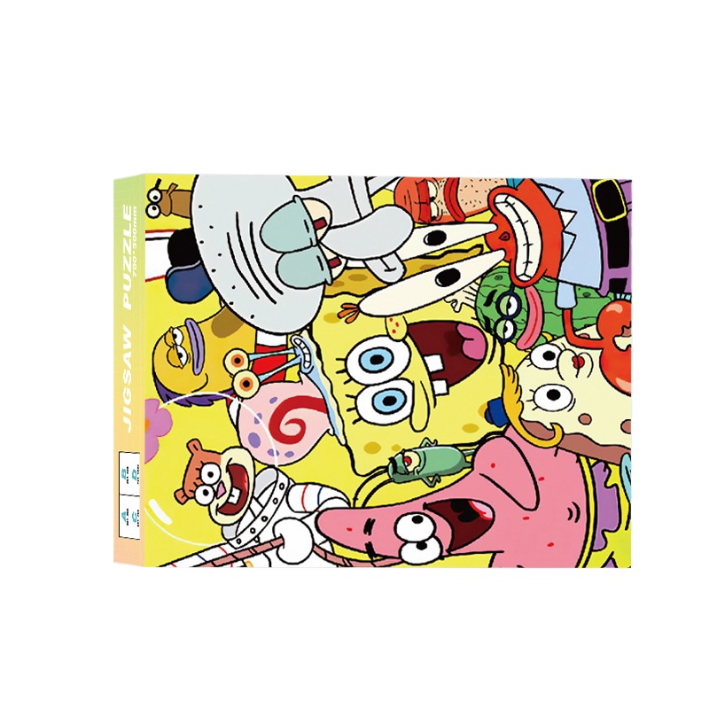 Kids Education Product - 1000 Elementów Puzzle SpongeBob Kanciastoporty, Układanka