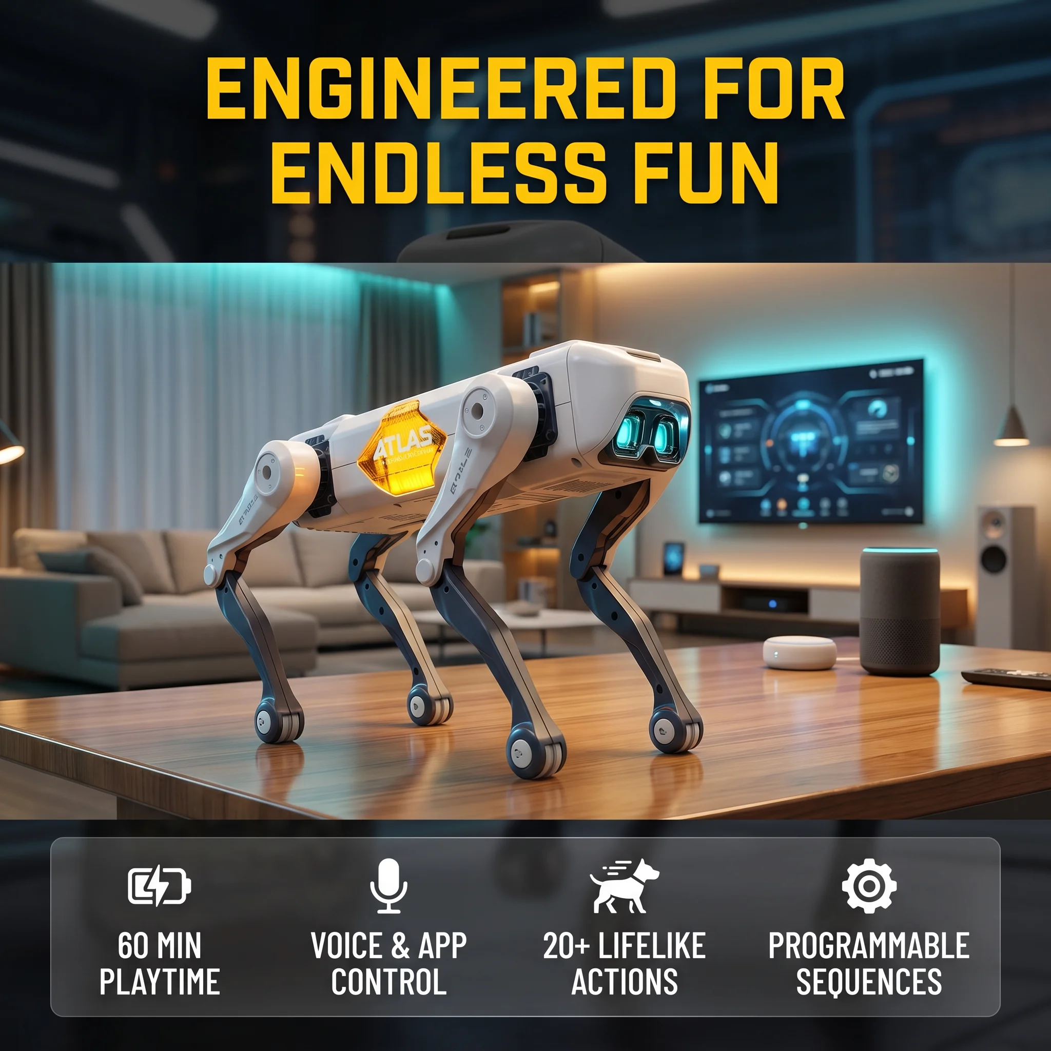 Kids Education Material - Inteligentny robot-świniec AI, sterowanie głosem i
