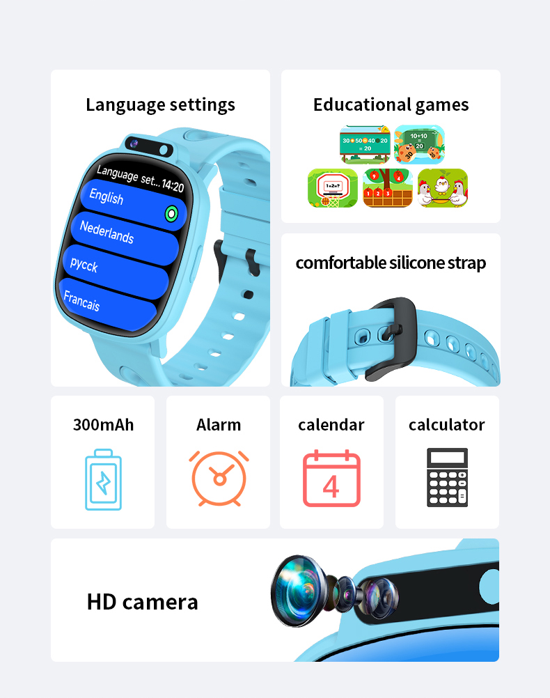 H10 Nowy Smartwatch dla Dzieci – Kids Education Calculator recenzja i cena