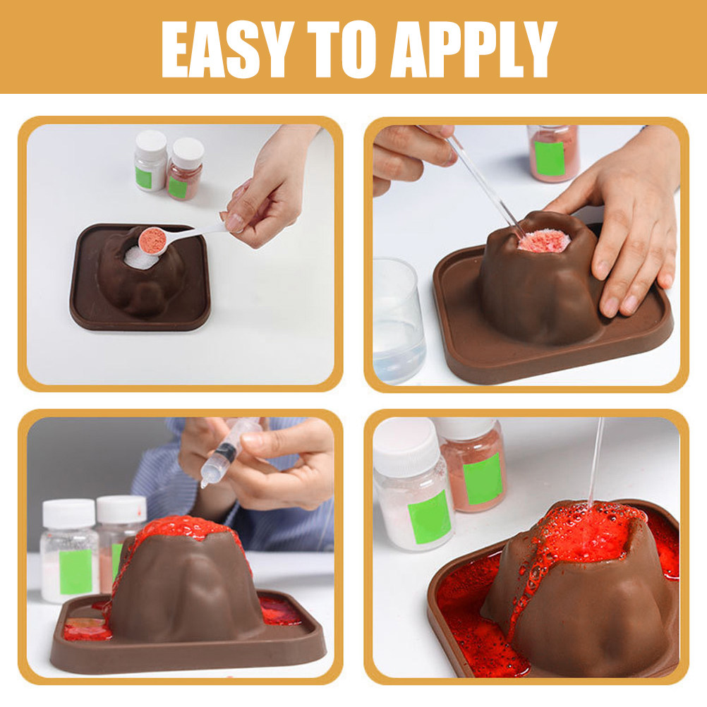 6 szt. rekwizytów do eksperyme – Science Kit Volcano recenzja i cena
