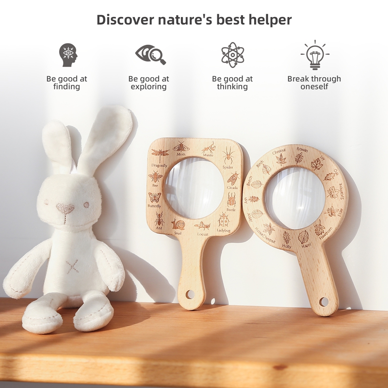 Drewniany zestaw z lupą do obs – Kids Outdoor Education recenzja i cena