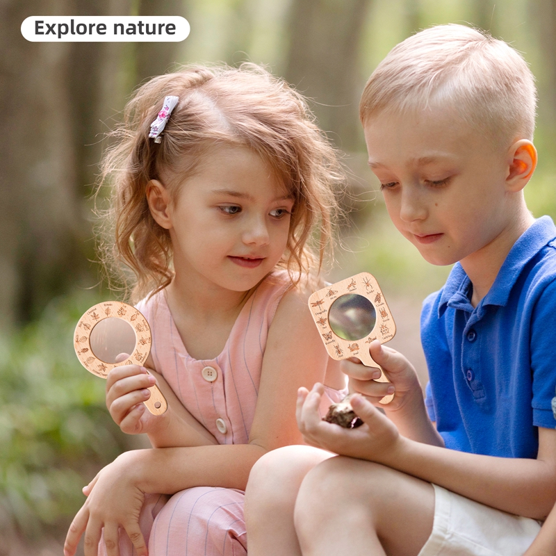 Drewniany zestaw z lupą do obs – Kids Outdoor Education recenzja i cena