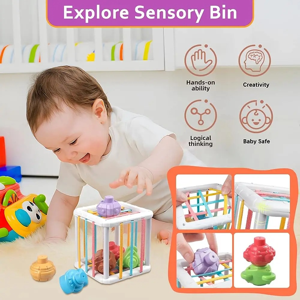 Kolorowa kostka Montessori do  – Kids Education Product recenzja i cena