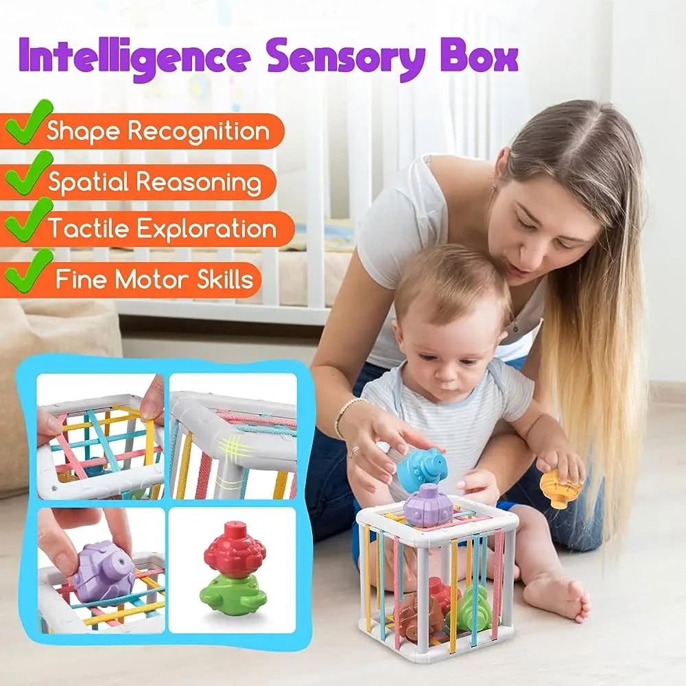 Kolorowa kostka Montessori do  – Kids Education Product recenzja i cena