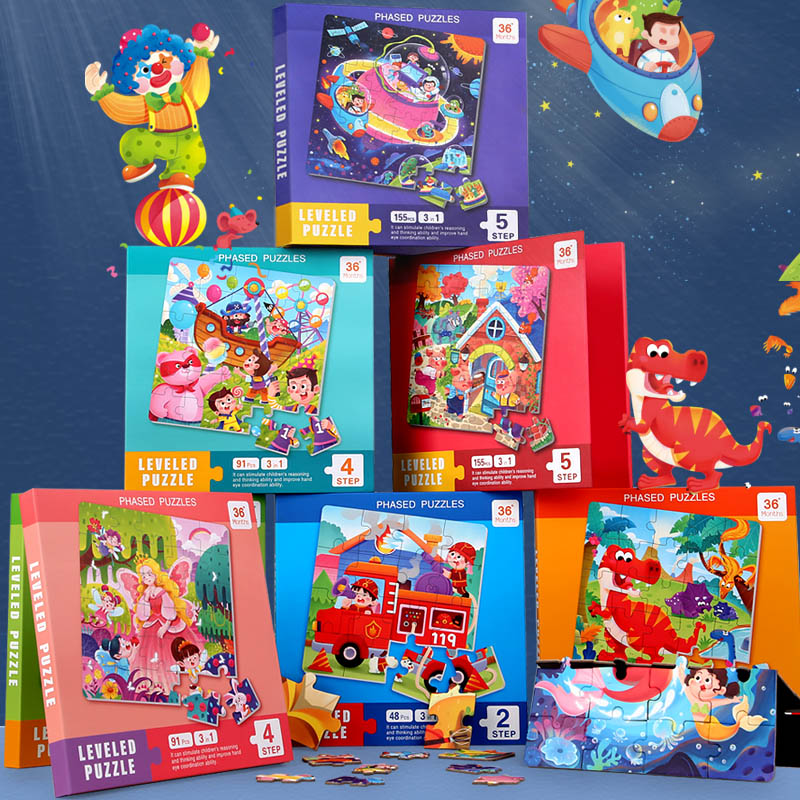 Magnetyczne drewniane puzzle d – Kids Education Material recenzja i cena