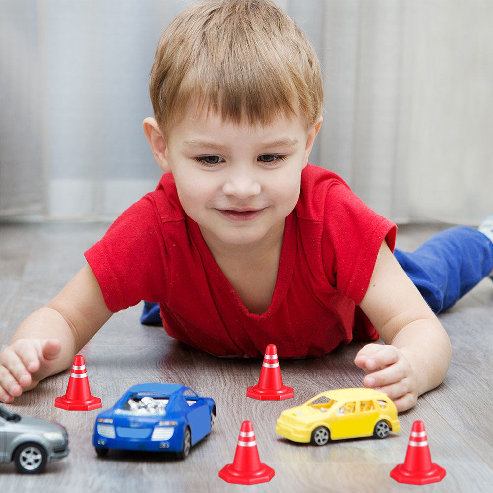 24 sztuki mini stożków drogowy – Kids Education Material recenzja i cena