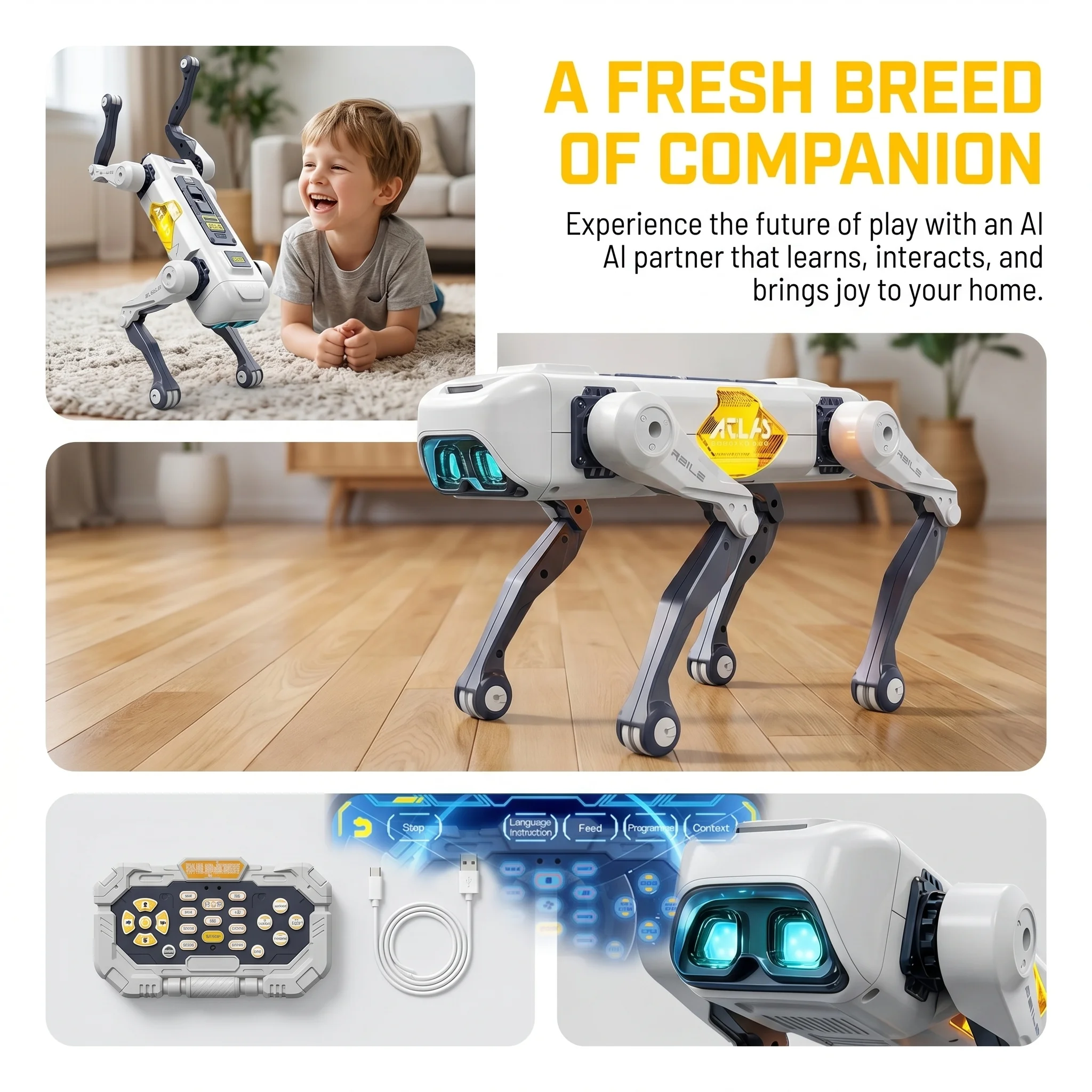 Inteligentny robot-świniec AI, – Kids Education Material recenzja i cena
